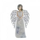 Angel Figurine - Love you to the Moon and Back