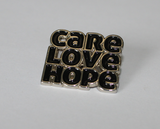 Care Love Hope: Pin Badge