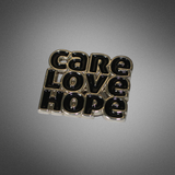 Care Love Hope: Pin Badge