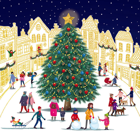 The Town Tree Christmas Card