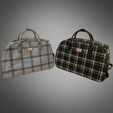 Strathurie: Tartan Overnight Bag (Black or Grey)