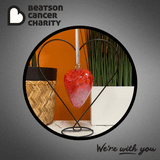 Sienna Glass: 12cm Friendship Heart (Red)