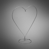 Sienna Glass: Heart Shape Display Stand Large (Black, Silver and Gold available)
