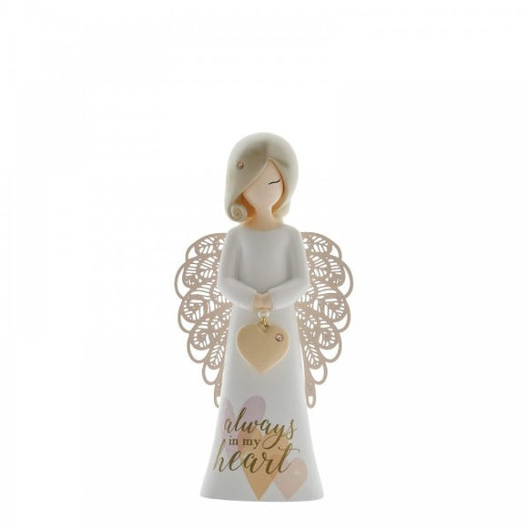 Always in my heart angel figurine.