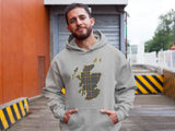 Braw Range: Unisex Tartan Map of Scotland Hoodie (Light Grey)