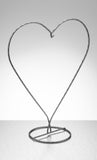 Sienna Glass: Heart Shape Display Stand Large (Black, Silver and Gold available)