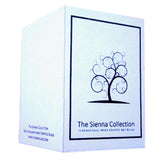 Sienna Glass: 12cm Friendship Heart (White)
