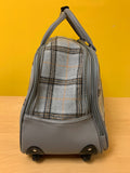 Strathurie: Tartan Overnight Bag (Black or Grey)