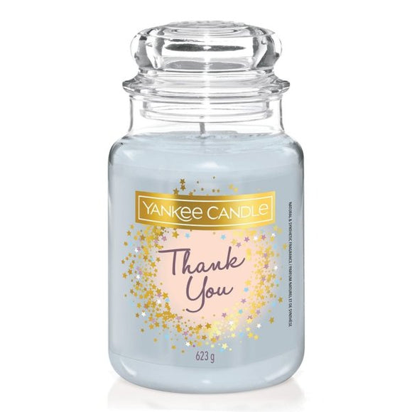 Yankee Thank you Sentiment Jar