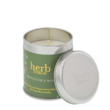 Mistletoe & Wine Tin Candle