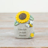 Garden Sunflower Bee Plaque