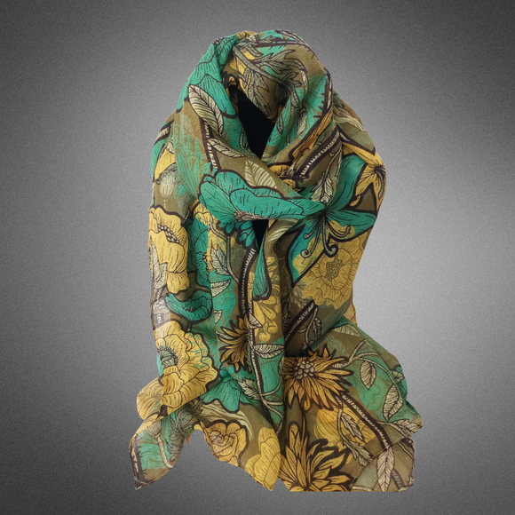 Eco Scarf: Summer Vibes (Green)