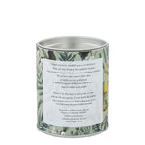 Dandelion and Dock Leaf Tin Candle