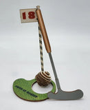 Golf Wooden Pop Up 3D card
