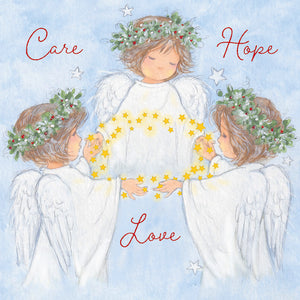 Gathered Angels Christmas Card