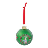 Peter Rabbit Green Festive Bauble by Beatrix Potter