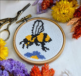 Bee Cross Stitch Kit 3"