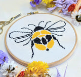 Bee Cross Stitch Kit 6"