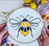 Bee Cross Stitch Kit 6"