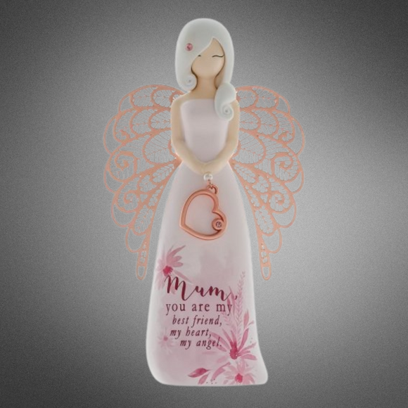 Angel Figurine - Mum you are my best friend, my heart ,my angel.