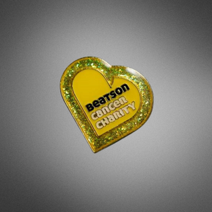 Beatson Cancer Charity: Heart Shaped Pin Badge