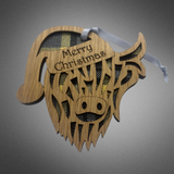 Highland cow Merry Christmas Decoration