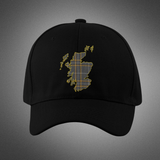 Braw Range Map of Scotland Cap Black