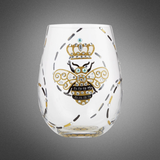 Queen Bee Stemless glass