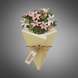 Thinking of you Flower 3D Figurine Card