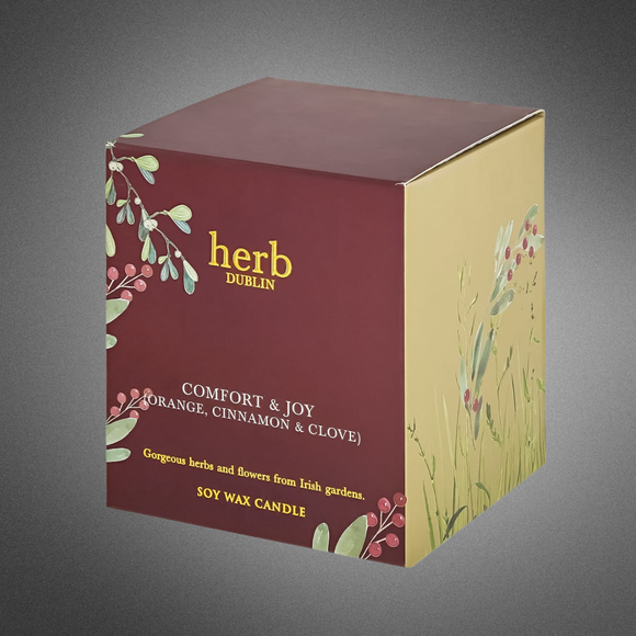 Herb Comfort & Joy Tin Candle