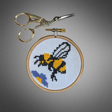 Bee Cross Stitch Kit 3"