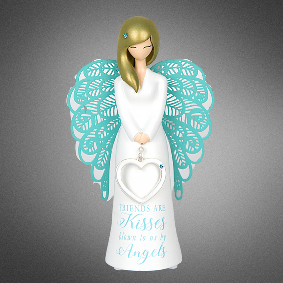 Angel Figurine: Friends Are Angel Kisses