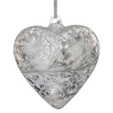 12cm Friendship Heart Pastel silver
