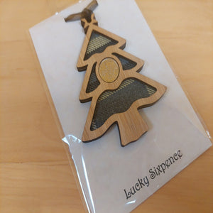 Lucky sixpence Christmas tree