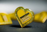 Beatson Cancer Charity: Heart Shaped Pin Badge
