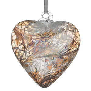 Sienna Glass: 12cm Gold Friendship Heart (Gold)