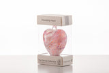Sienna Glass: 8cm Friendship Heart (Pastel Pink)