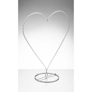 Sienna Glass: Heart Shape Display Stand Large (Black, Silver and Gold available)