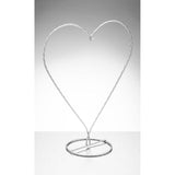 Sienna Glass: Heart Shape Display Stand Large (Black, Silver and Gold available)